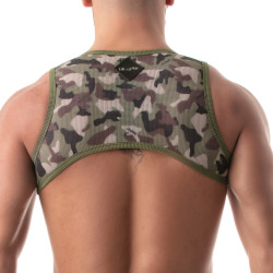 LEADER Harnais en tissu CAMO WARRIOR Camouflage
